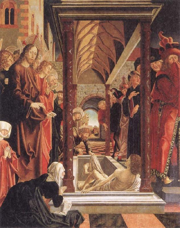 PACHER, Michael The Resurrection of Lazarus France oil painting art